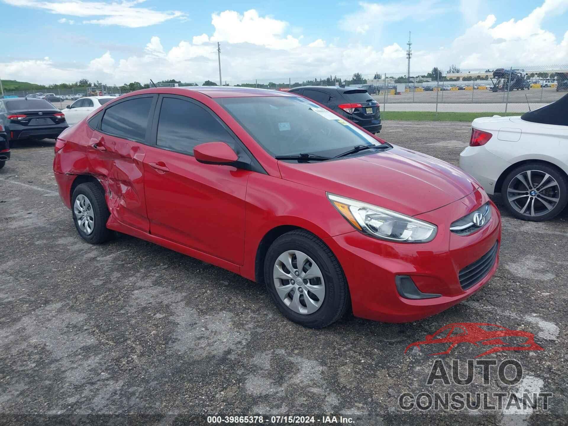 HYUNDAI ACCENT 2016 - KMHCT4AE4GU124471