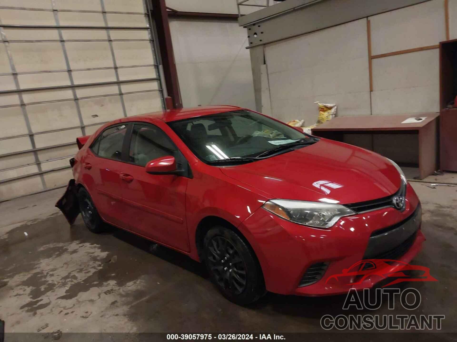 TOYOTA COROLLA 2016 - 2T1BURHE3GC637224