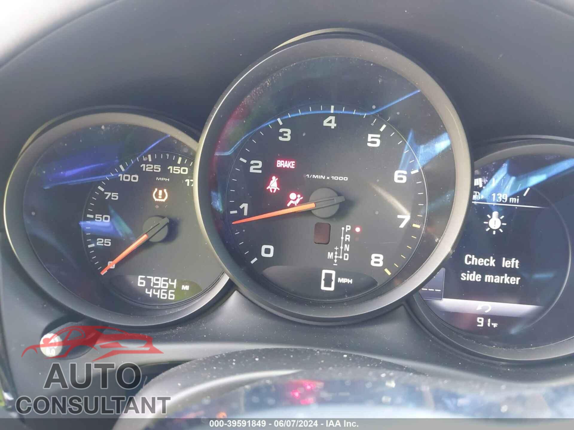 PORSCHE MACAN 2017 - WP1AA2A57HLB07272