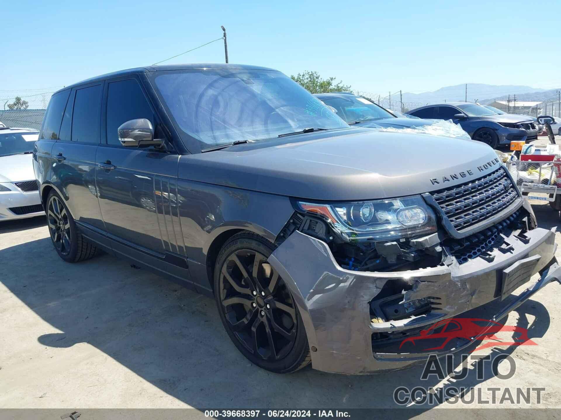 LAND ROVER RANGE ROVER 2016 - SALGS2EF4GA275711