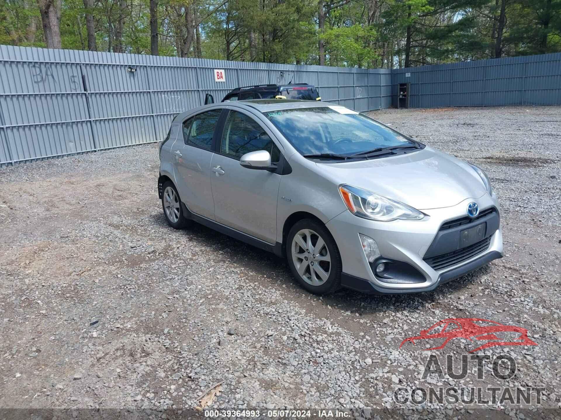 TOYOTA PRIUS C 2017 - JTDKDTB39H1593370