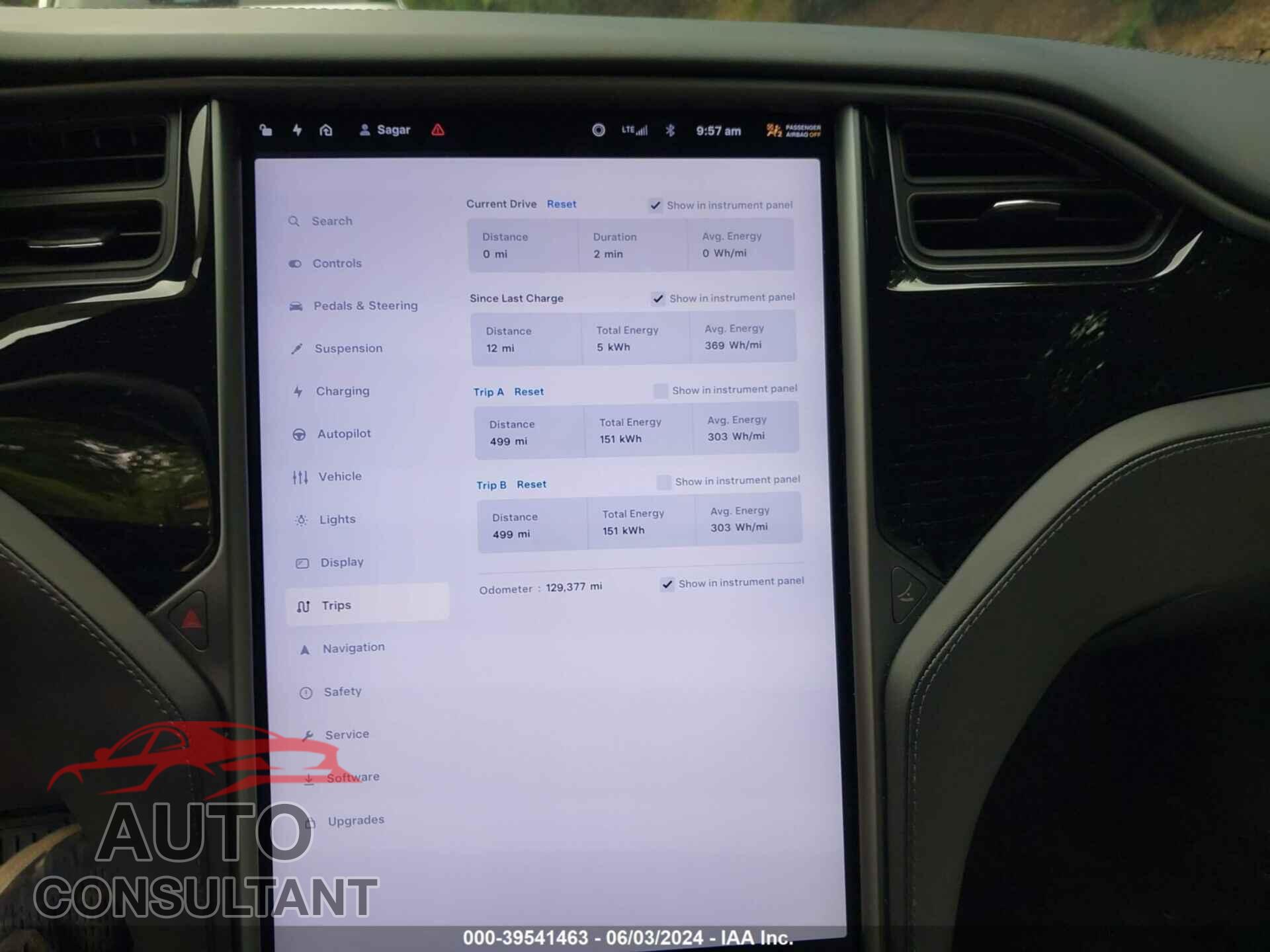 TESLA MODEL S 2021 - 5YJSA1E27MF424420