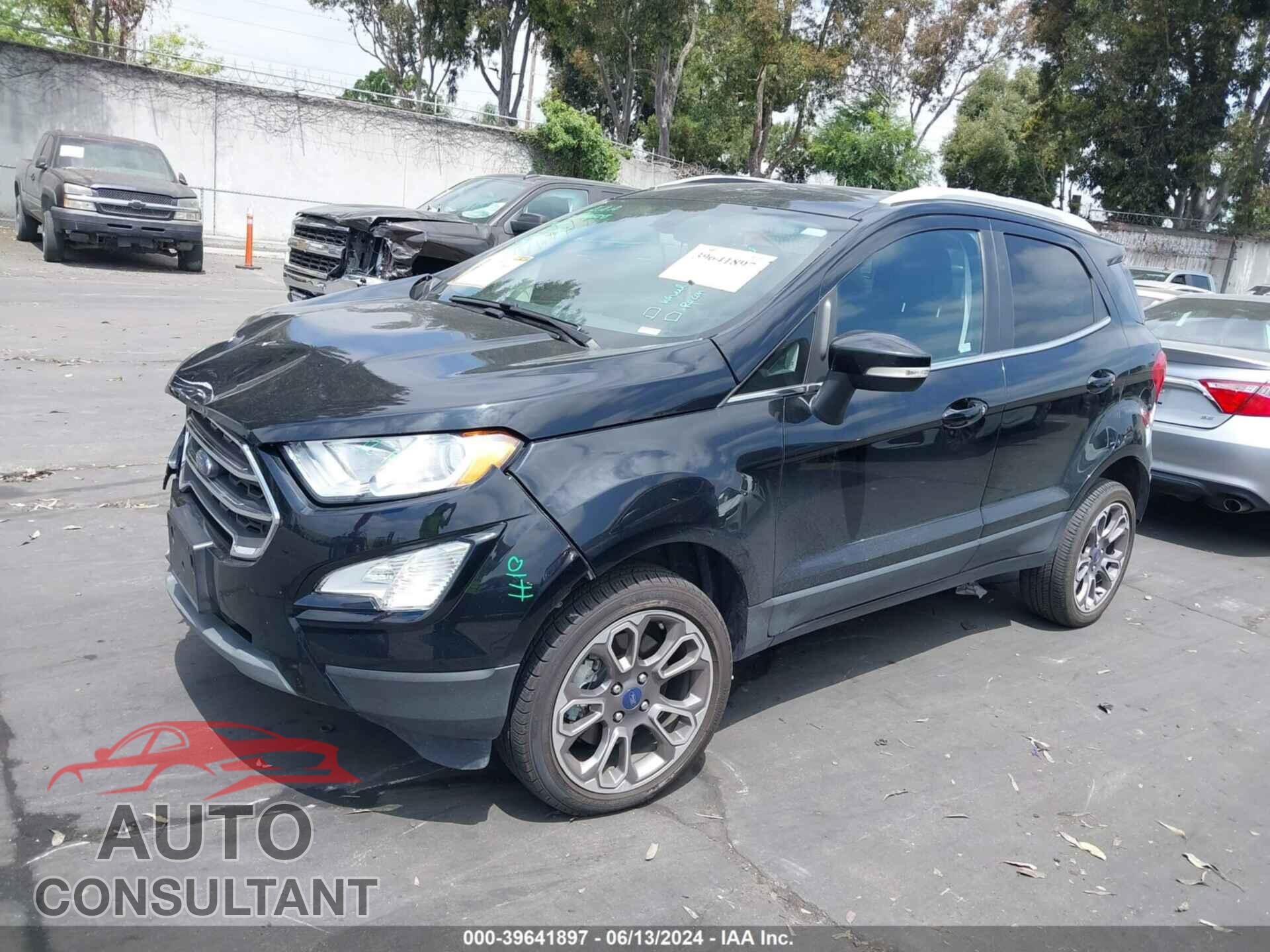 FORD ECOSPORT 2020 - MAJ6S3KL4LC357302