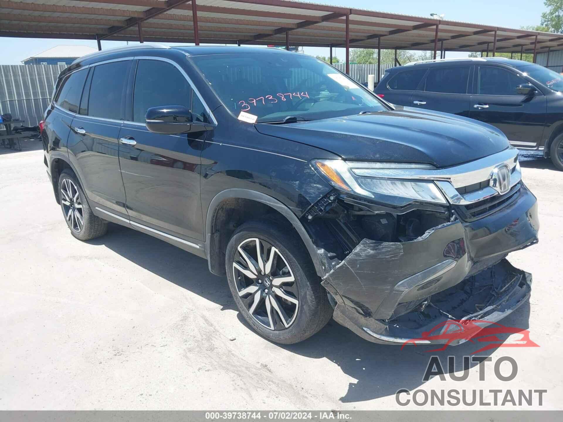 HONDA PILOT 2019 - 5FNYF6H0XKB053978