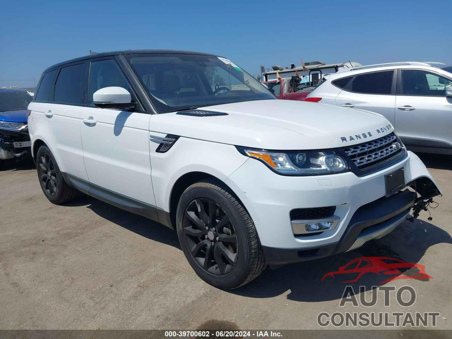 LAND ROVER RANGE ROVER SPORT 2016 - SALWR2KF5GA645933