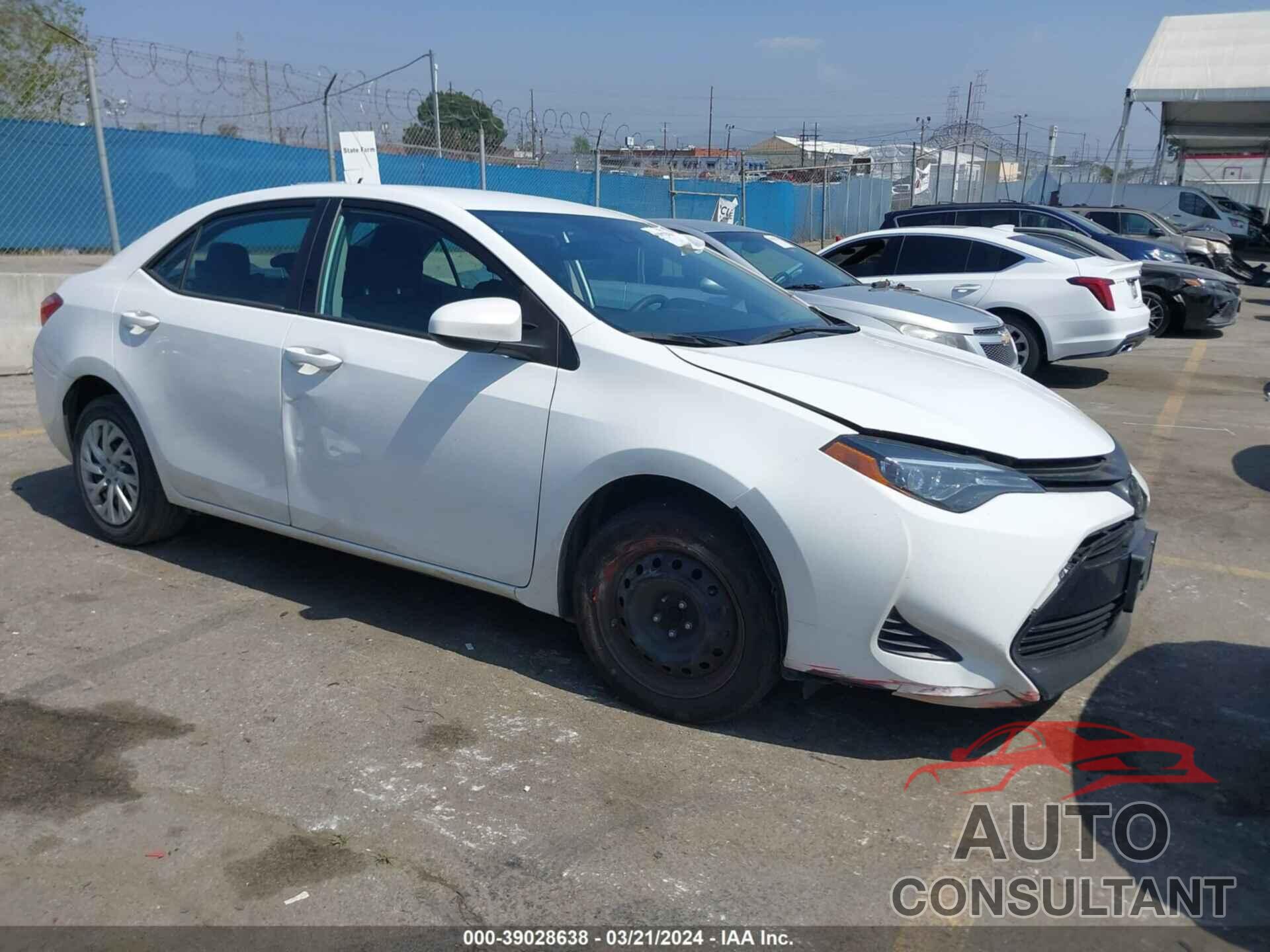 TOYOTA COROLLA 2019 - 5YFBURHE2KP892391