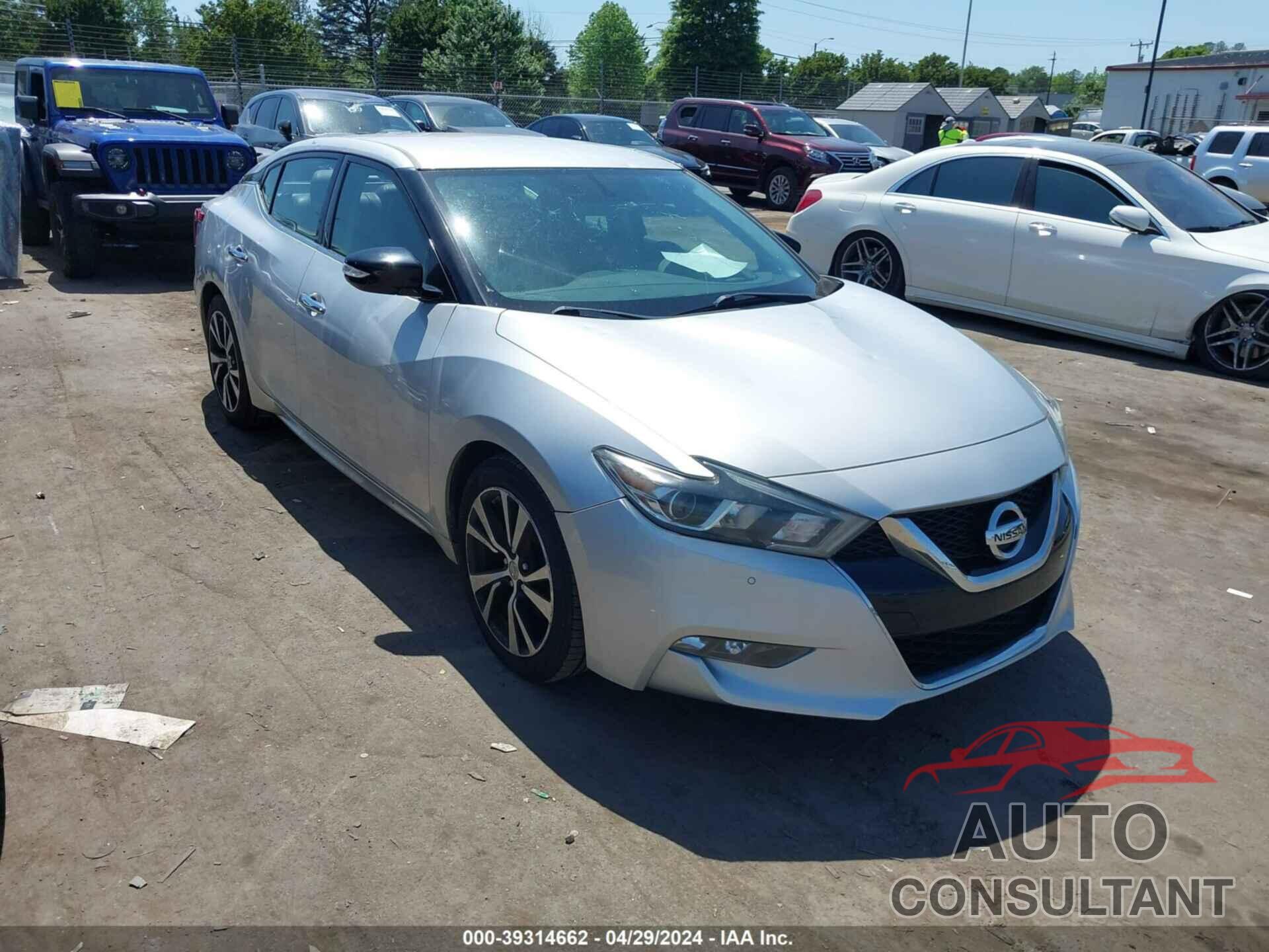 NISSAN MAXIMA 2018 - 1N4AA6AP4JC374620