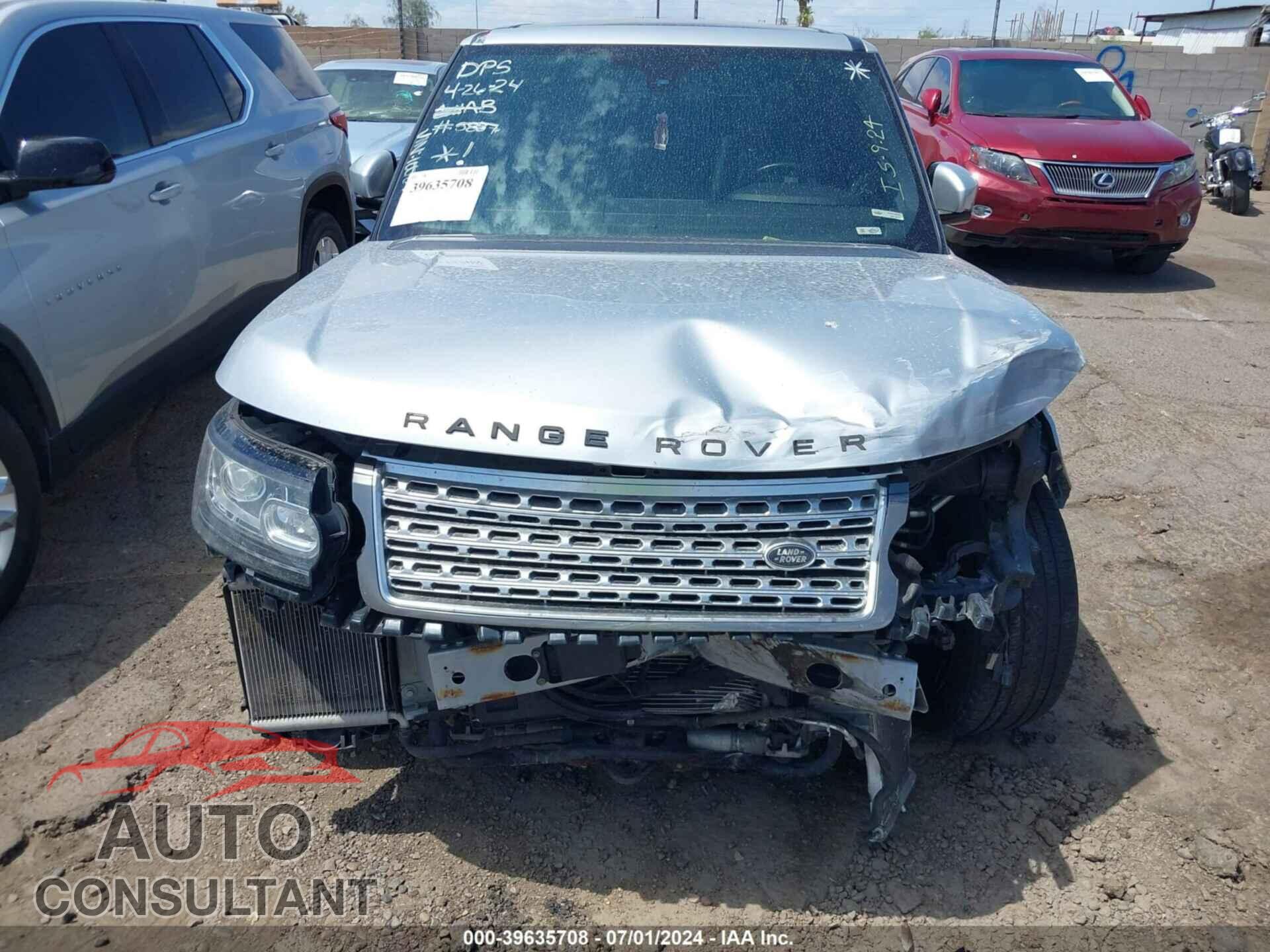 LAND ROVER RANGE ROVER 2013 - SALGS2EF5DA100377