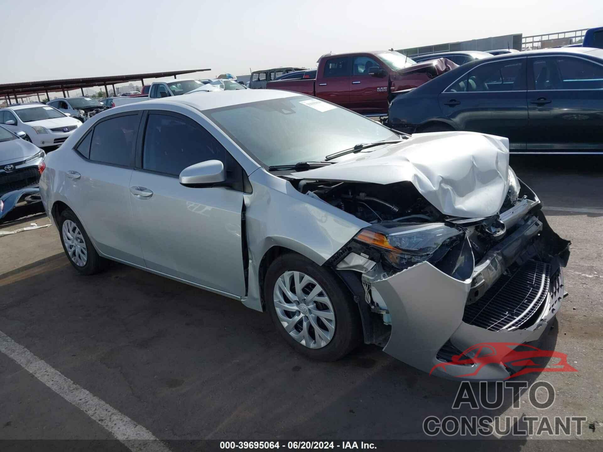 TOYOTA COROLLA 2019 - 2T1BURHE5KC242843
