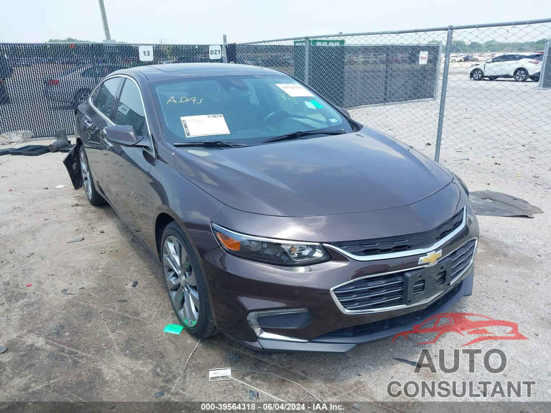 CHEVROLET MALIBU 2016 - 1G1ZH5SX3GF317987