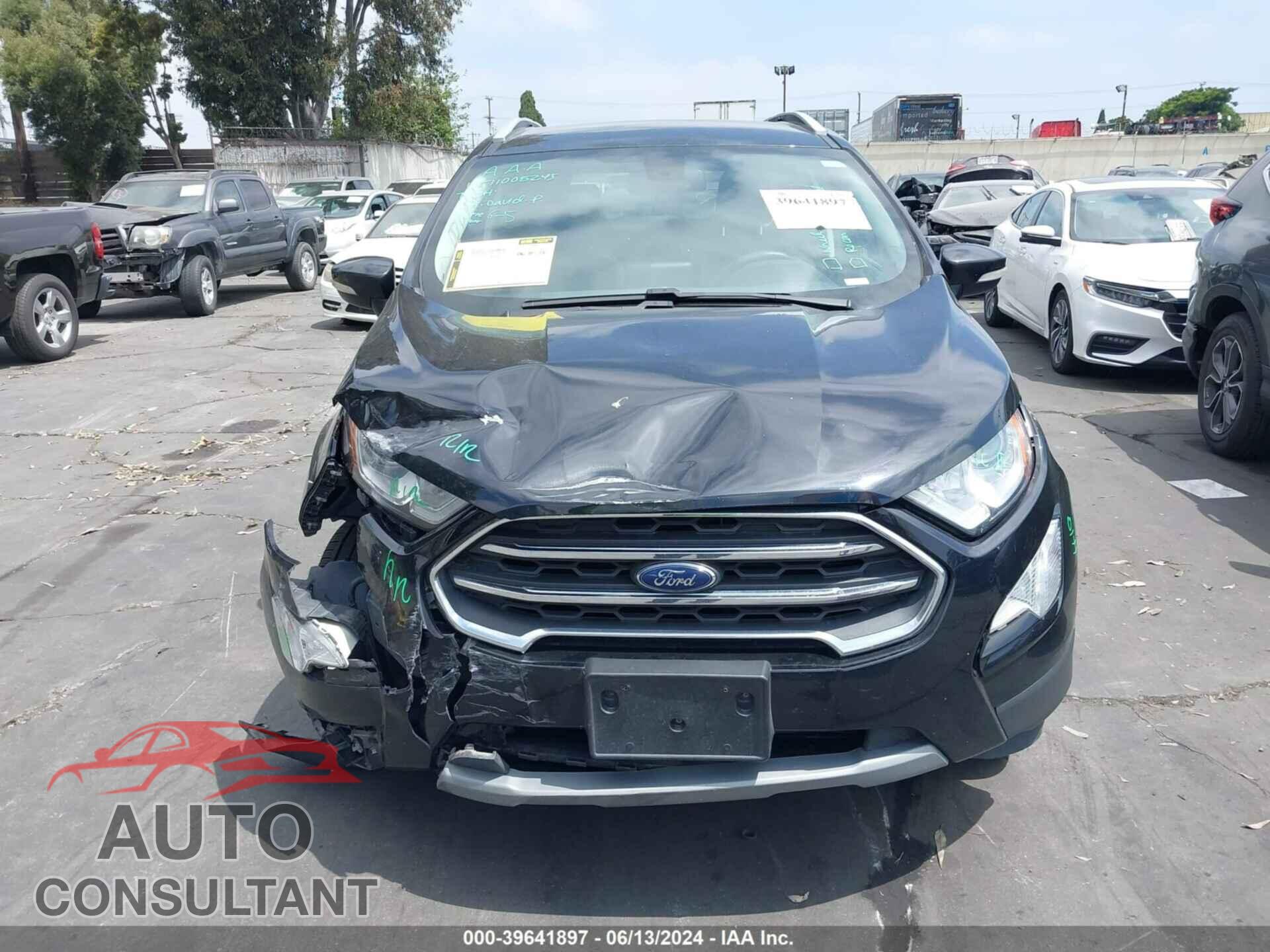 FORD ECOSPORT 2020 - MAJ6S3KL4LC357302