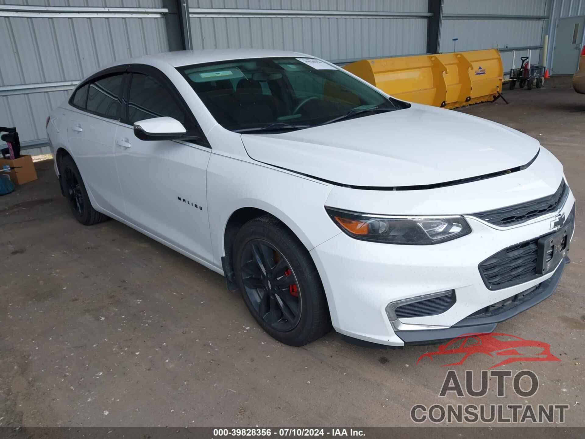 CHEVROLET MALIBU 2016 - 1G1ZE5ST7GF322454