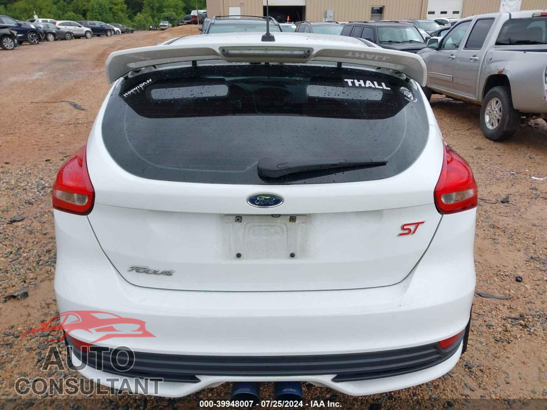 FORD FOCUS ST 2016 - 1FADP3L90GL362904