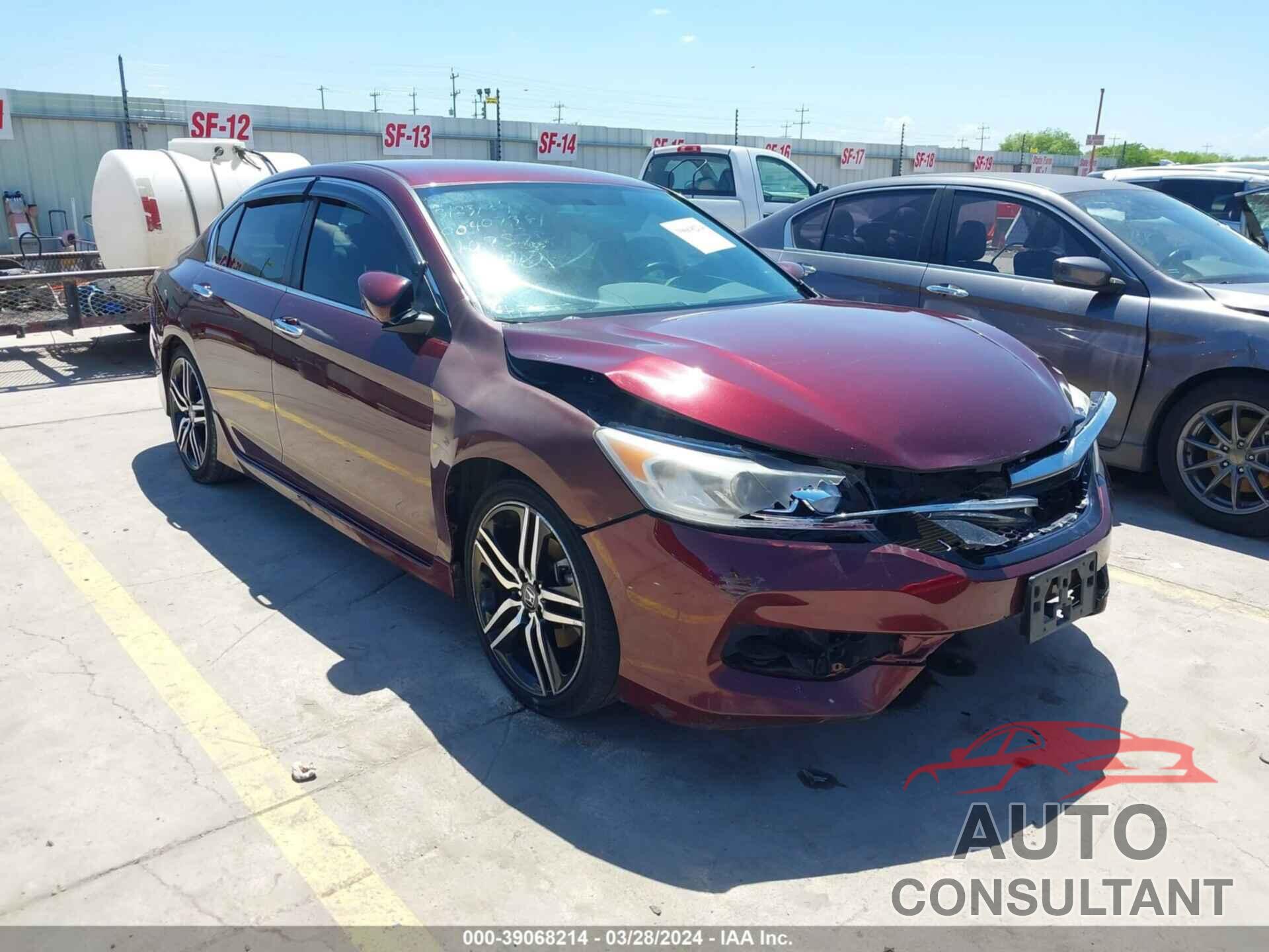 HONDA ACCORD 2017 - 1HGCR2F58HA107578