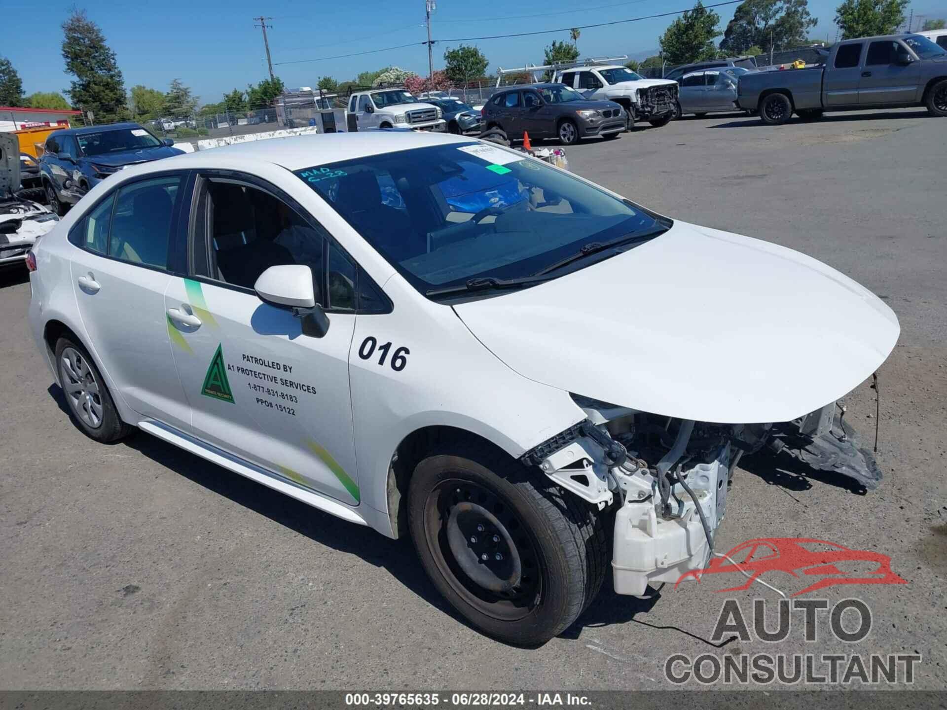 TOYOTA COROLLA 2021 - JTDEPMAE2MJ141901