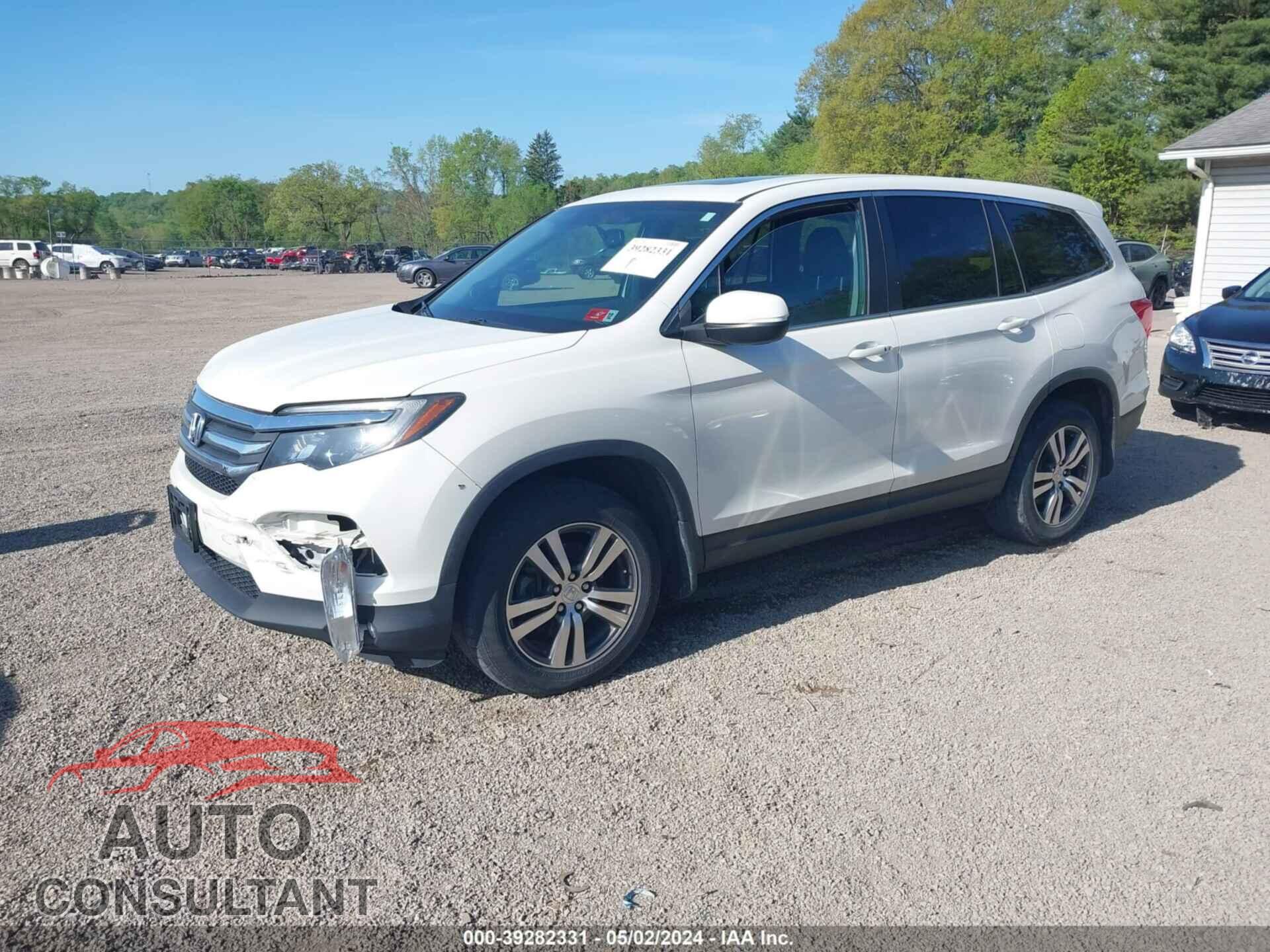 HONDA PILOT 2017 - 5FNYF6H87HB089433