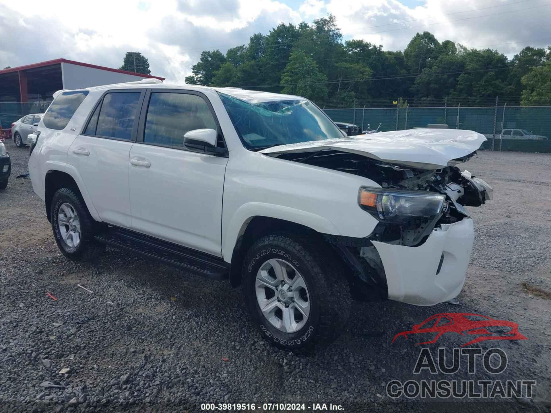 TOYOTA 4RUNNER 2016 - JTEBU5JR8G5370564