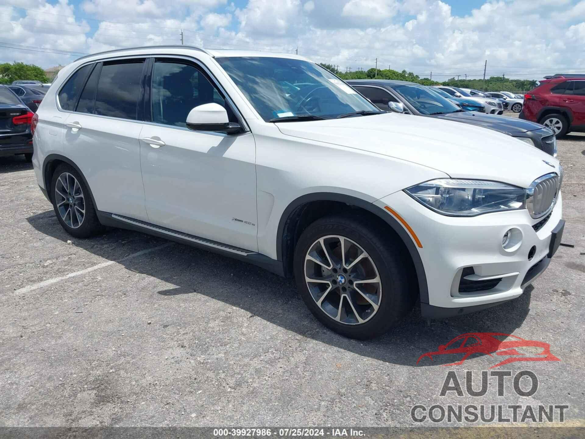 BMW X5 EDRIVE 2016 - 5UXKT0C52G0F75090