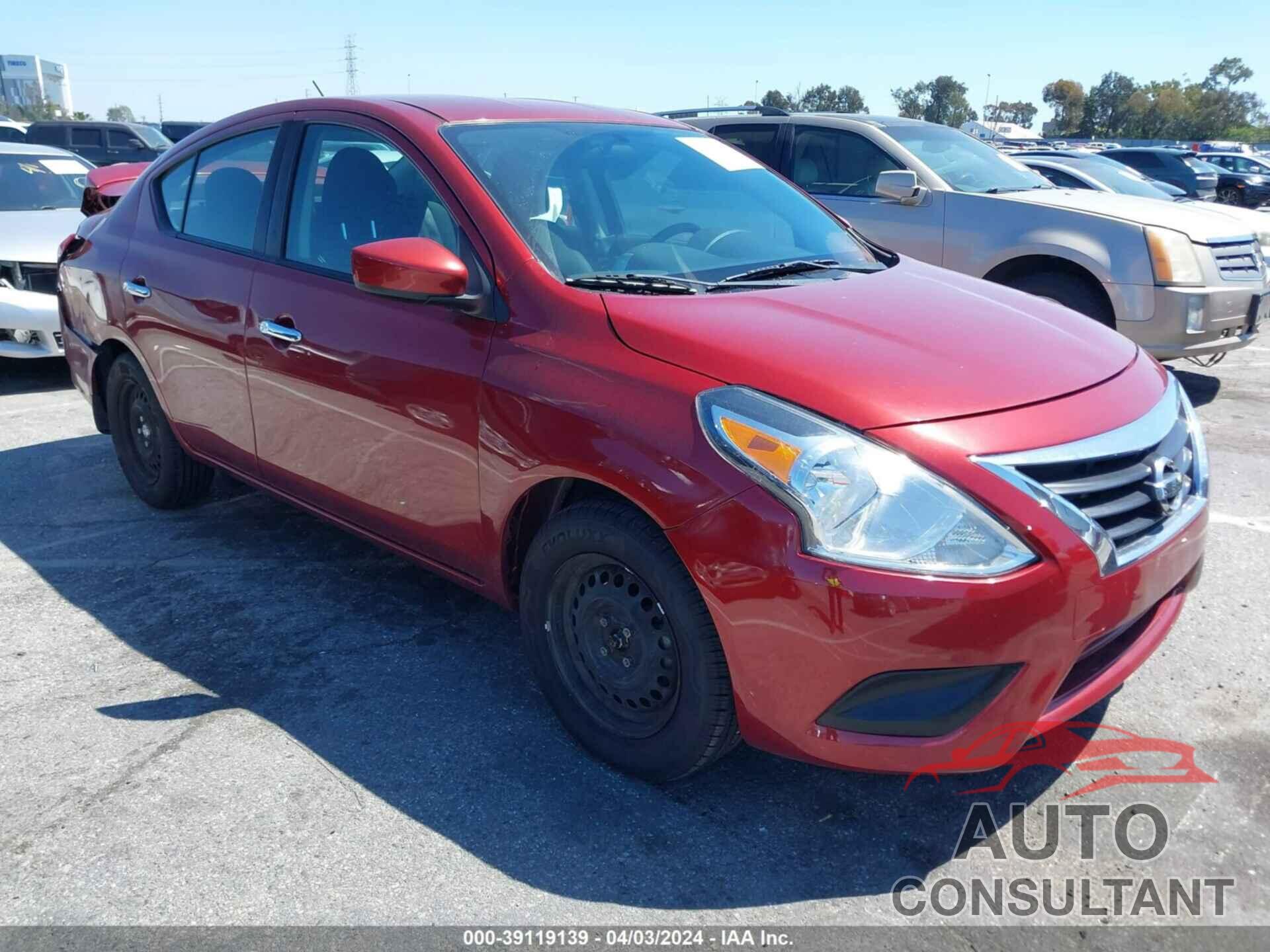 NISSAN VERSA 2018 - 3N1CN7AP4JL884194