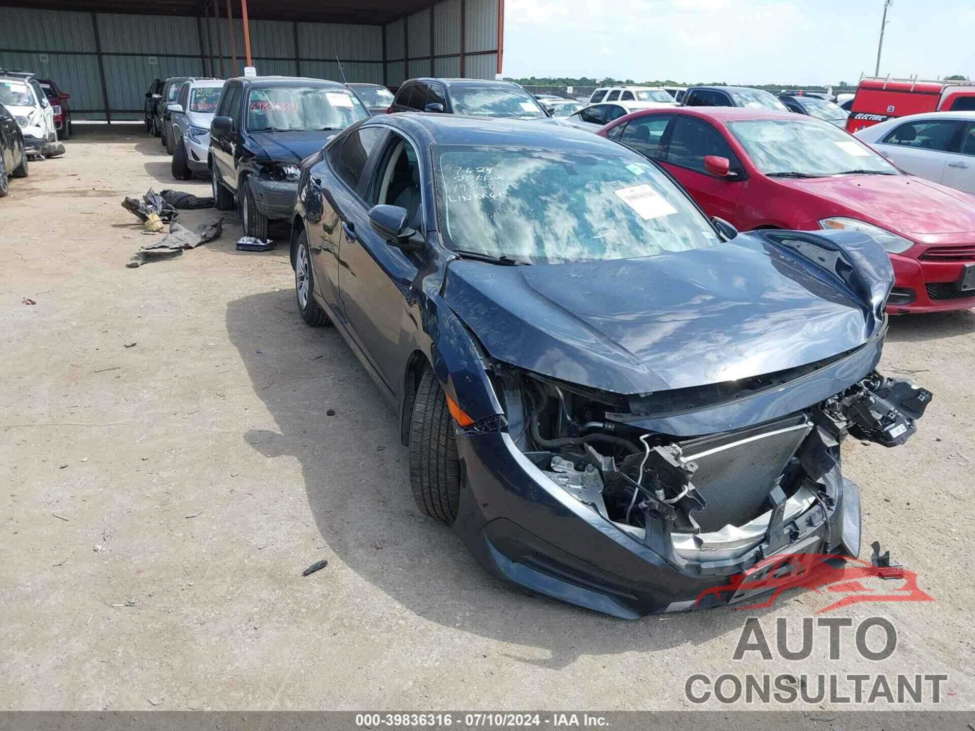 HONDA CIVIC 2018 - 2HGFC2F52JH500370