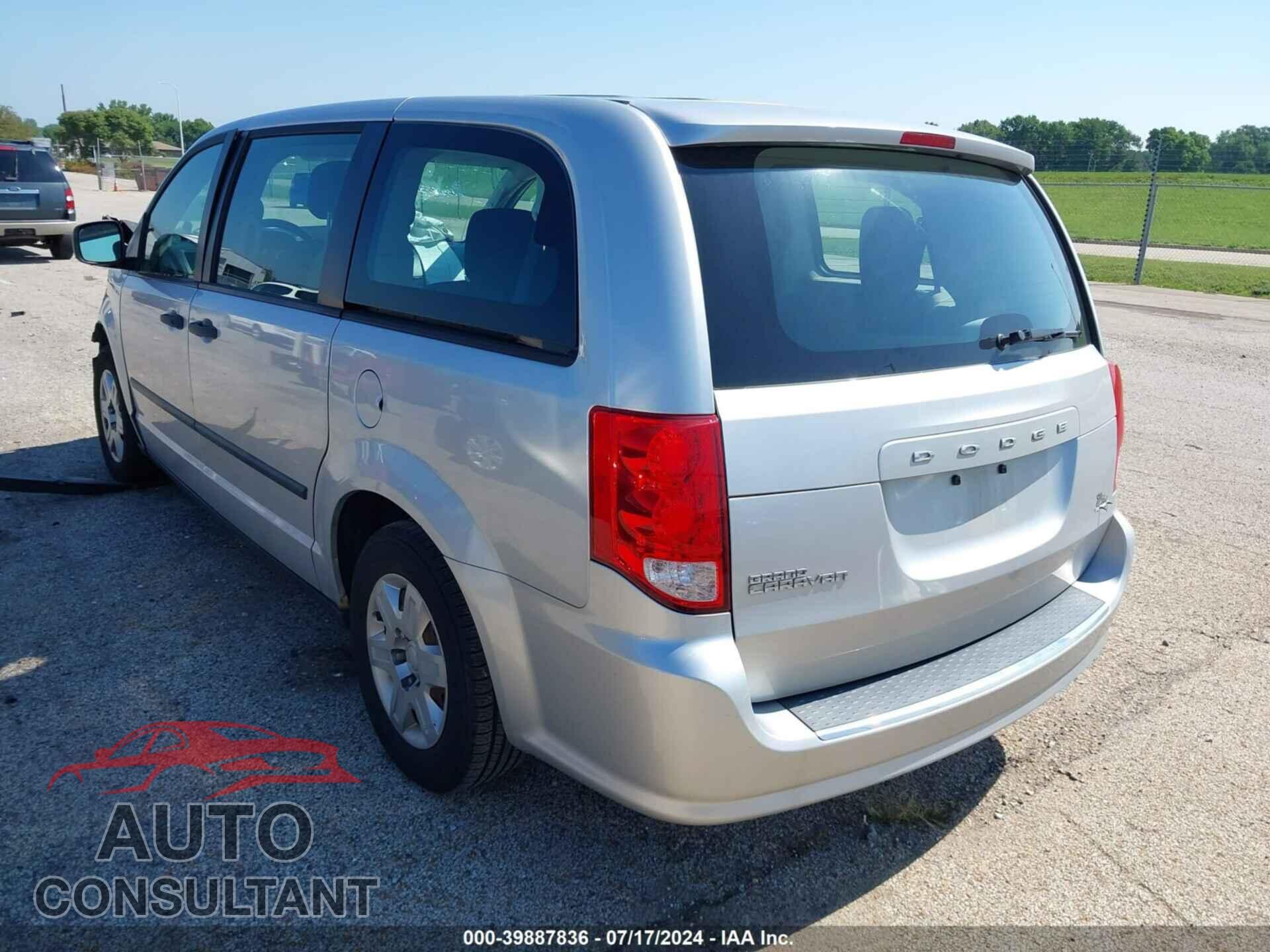 DODGE GRAND CARAVAN 2012 - 2C4RDGBG4CR360011