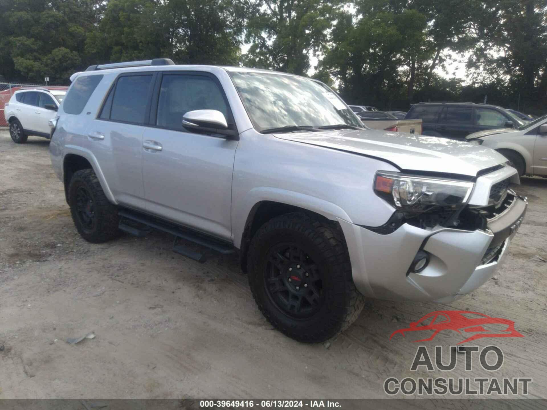 TOYOTA 4RUNNER 2019 - JTEZU5JR1K5196683