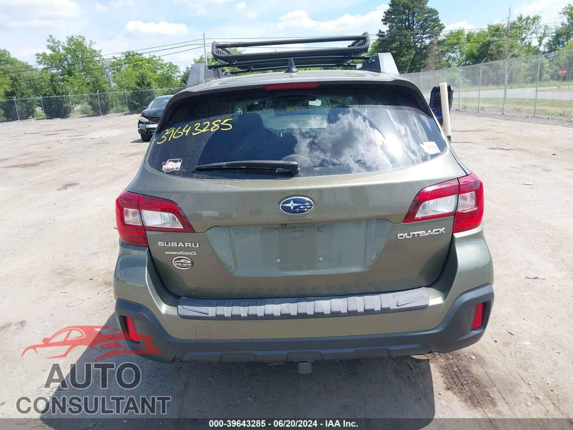 SUBARU OUTBACK 2019 - 4S4BSAFC8K3340472