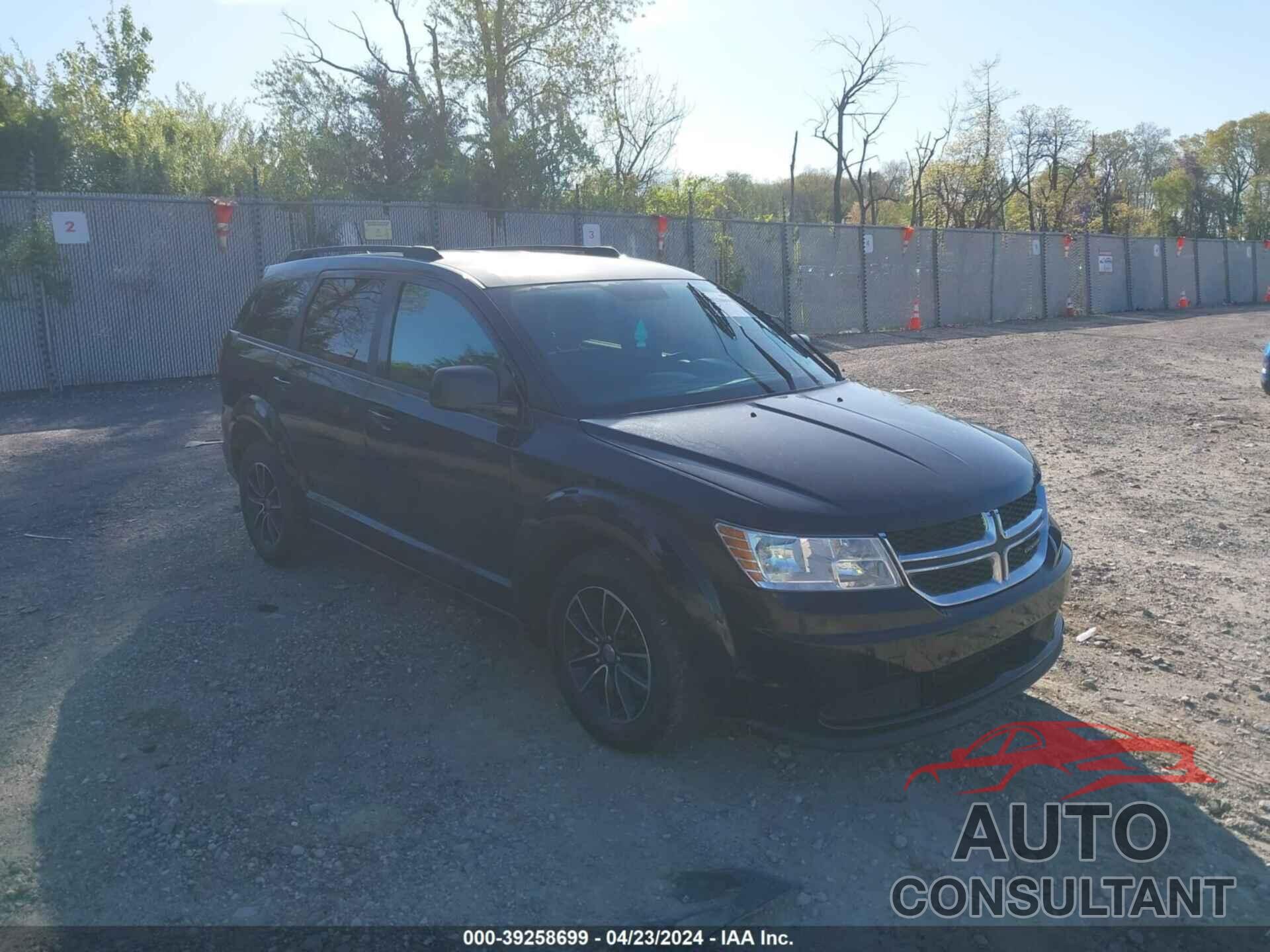 DODGE JOURNEY 2017 - 3C4PDCAB8HT622266