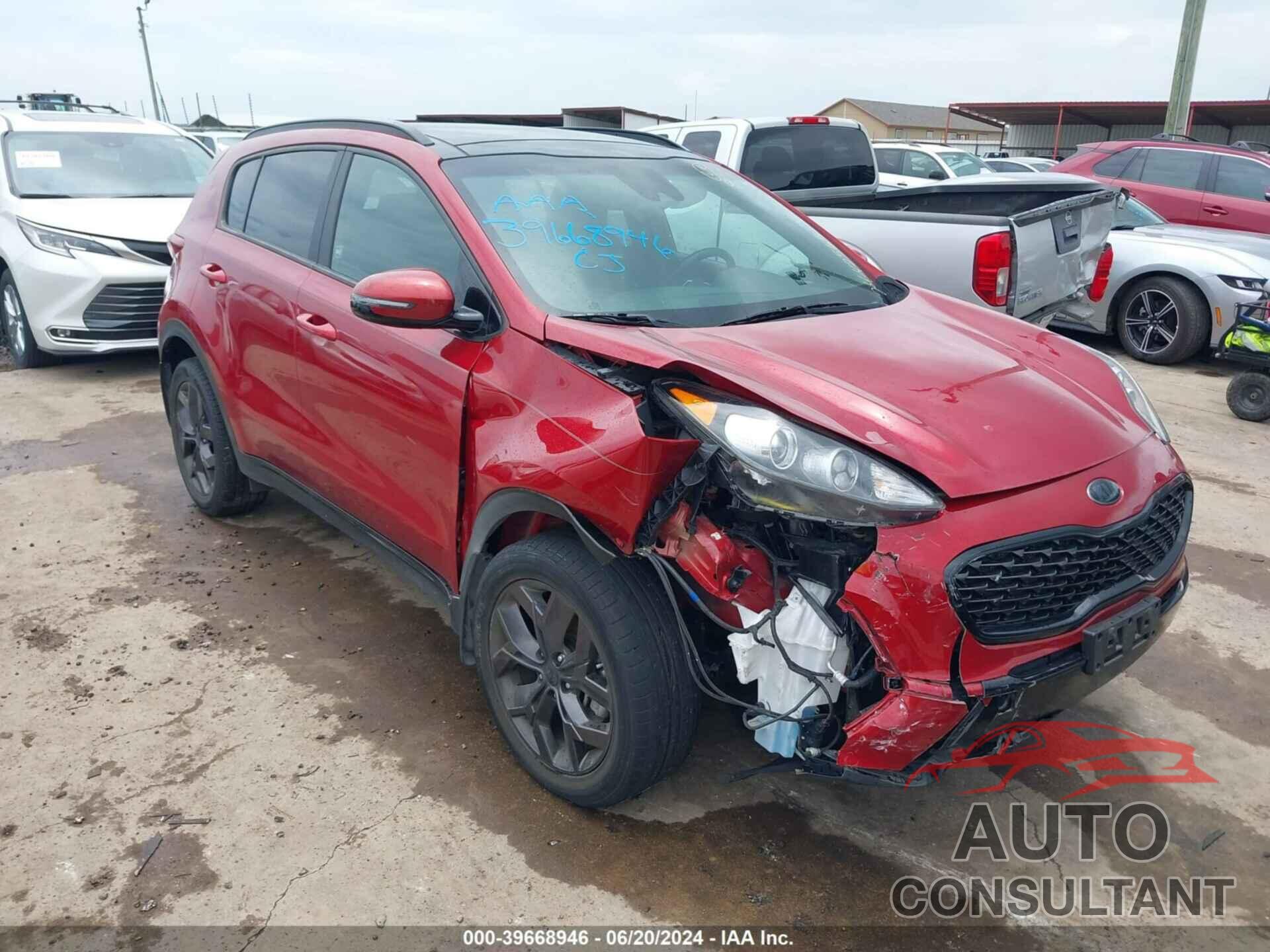 KIA SPORTAGE 2022 - KNDP6CACXN7978432