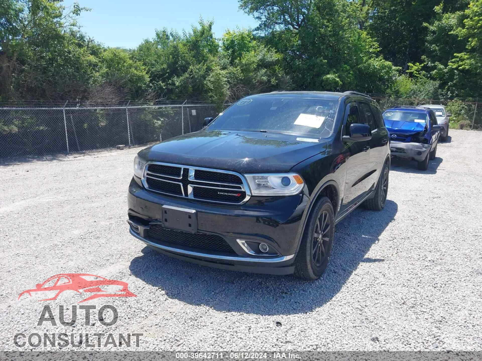 DODGE DURANGO 2017 - 1C4RDJAG8HC921583