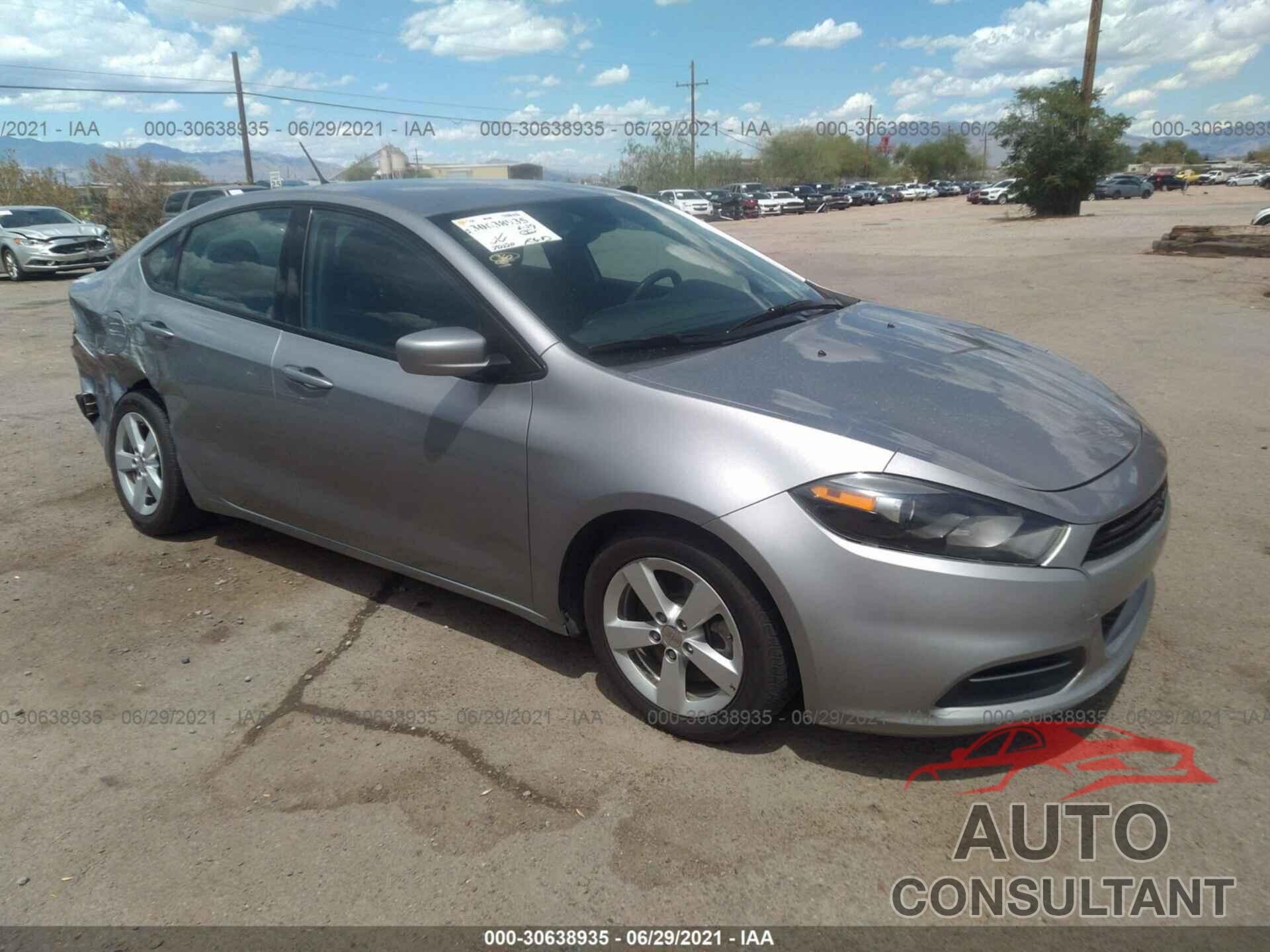 DODGE DART 2016 - 1C3CDFBB3GD652928