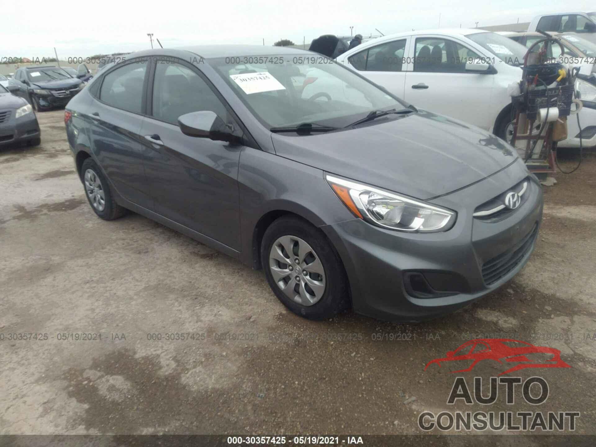 HYUNDAI ACCENT 2017 - KMHCT4AE9HU194890