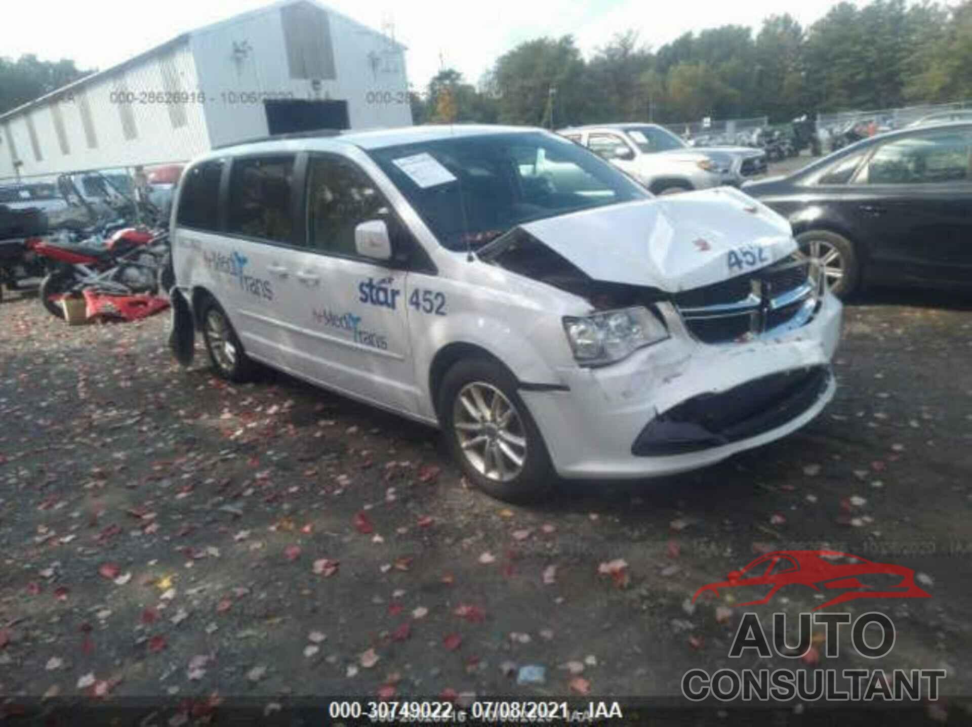 DODGE GRAND CARAVAN 2016 - 2C4RDGCG5GR274906