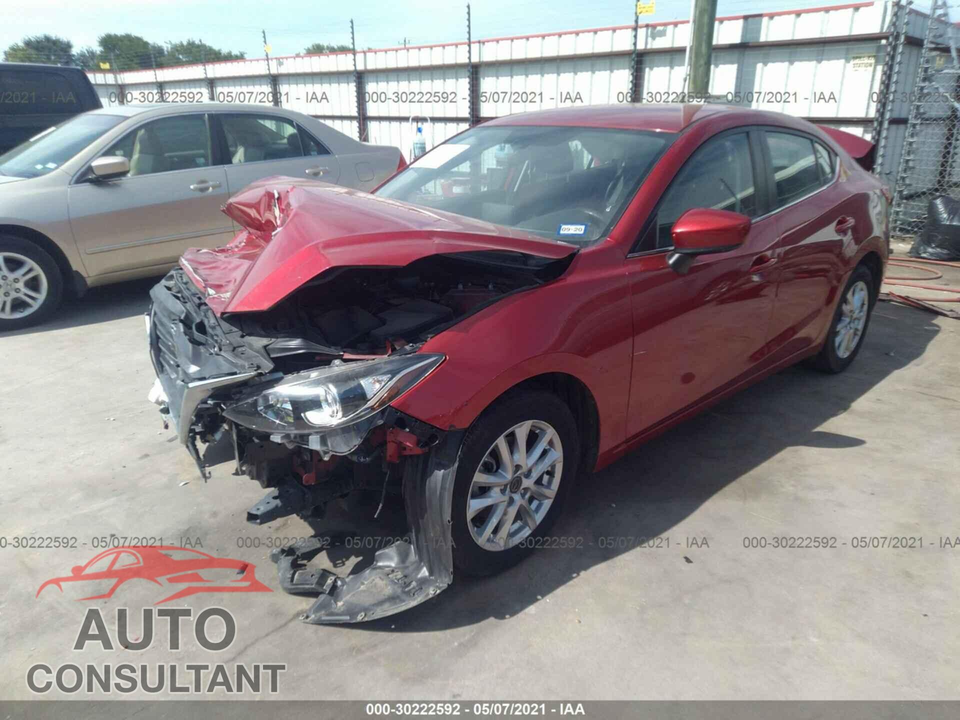 MAZDA MAZDA3 2016 - JM1BM1U75G1355373