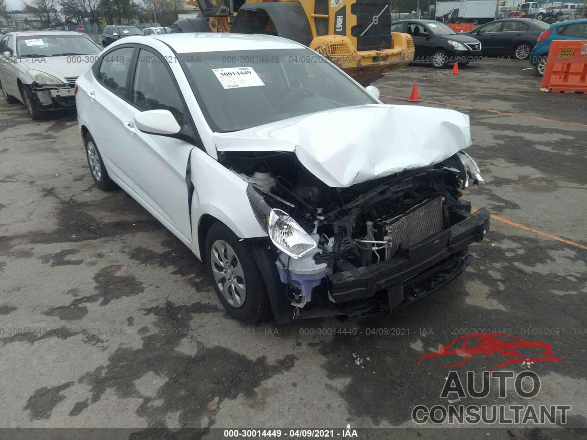 HYUNDAI ACCENT 2016 - KMHCT4AE2GU122119