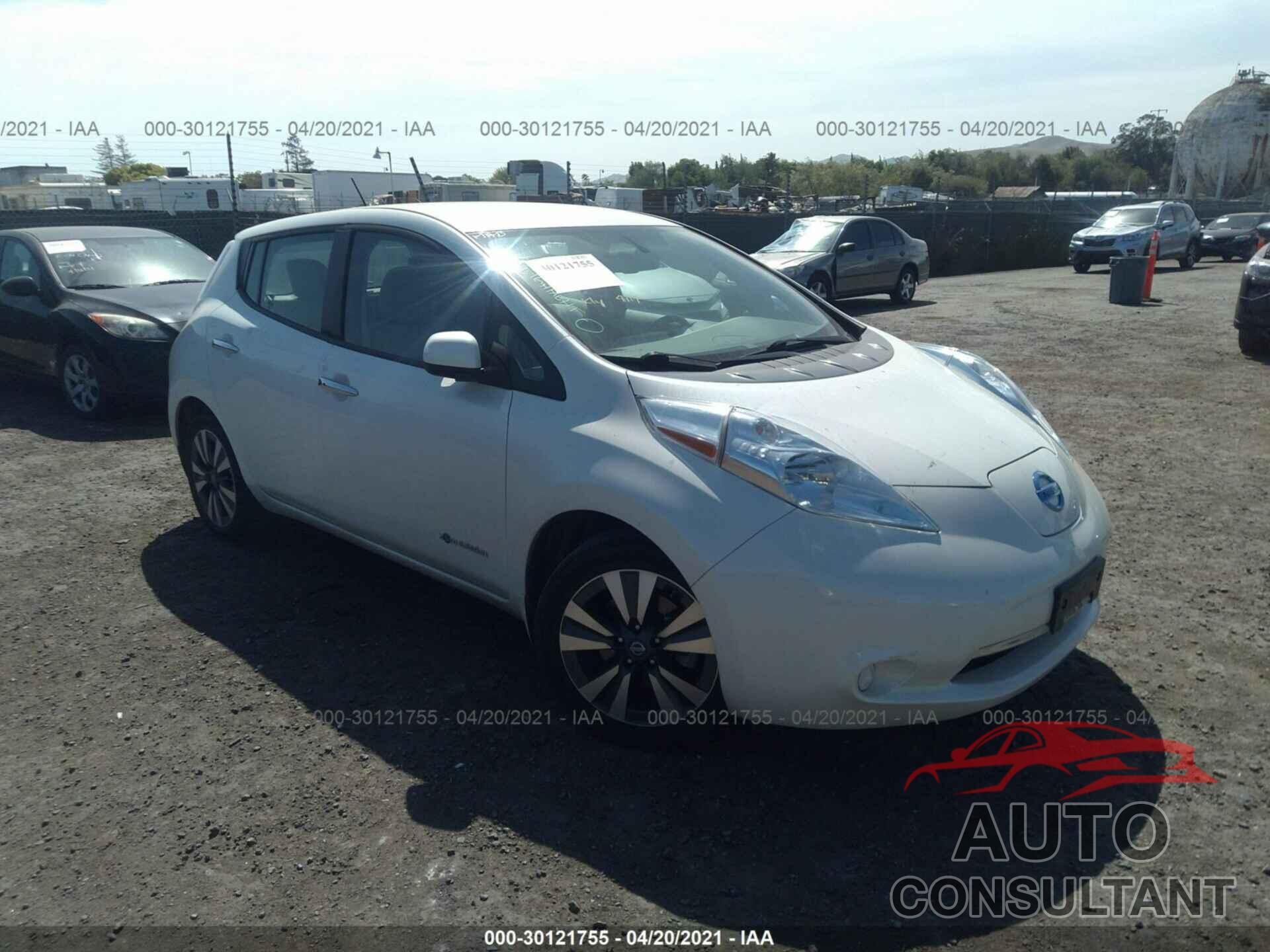NISSAN LEAF 2016 - 1N4BZ0CP7GC307221