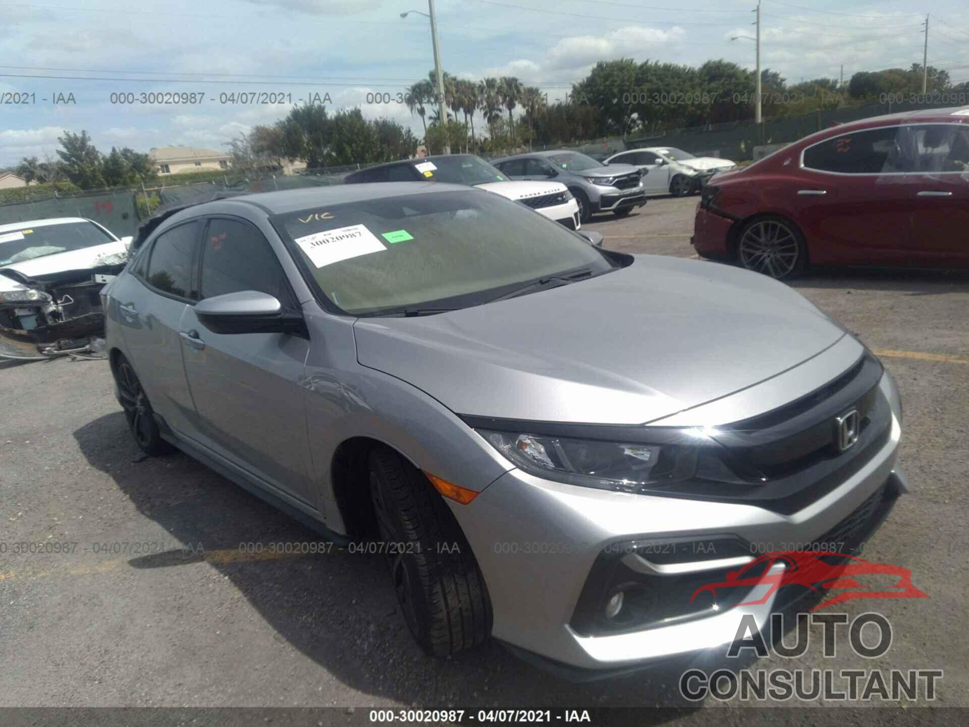 HONDA CIVIC HATCHBACK 2020 - SHHFK7H4XLU201851