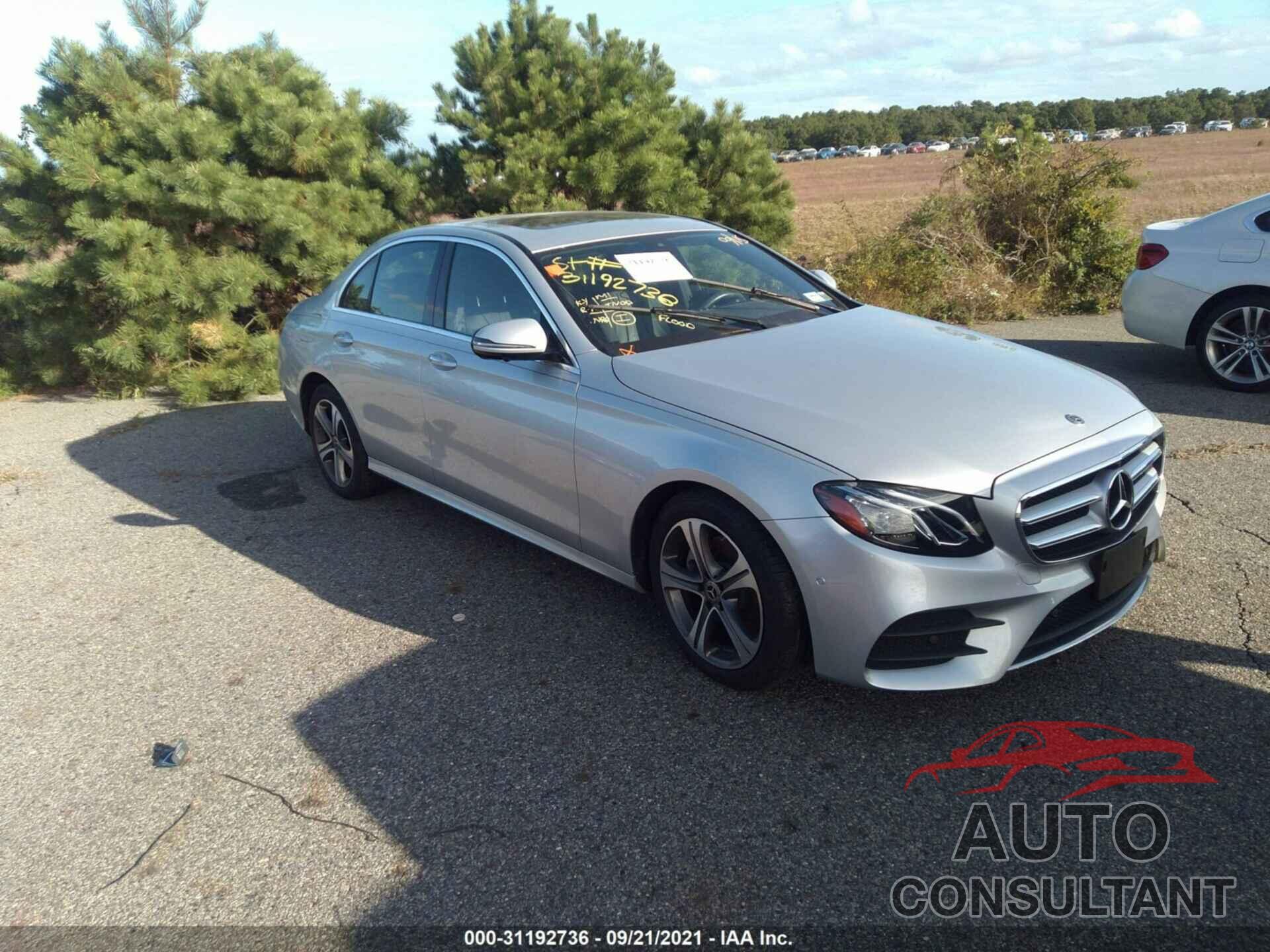 MERCEDES-BENZ E-CLASS 2019 - WDDZF4KB0KA638389