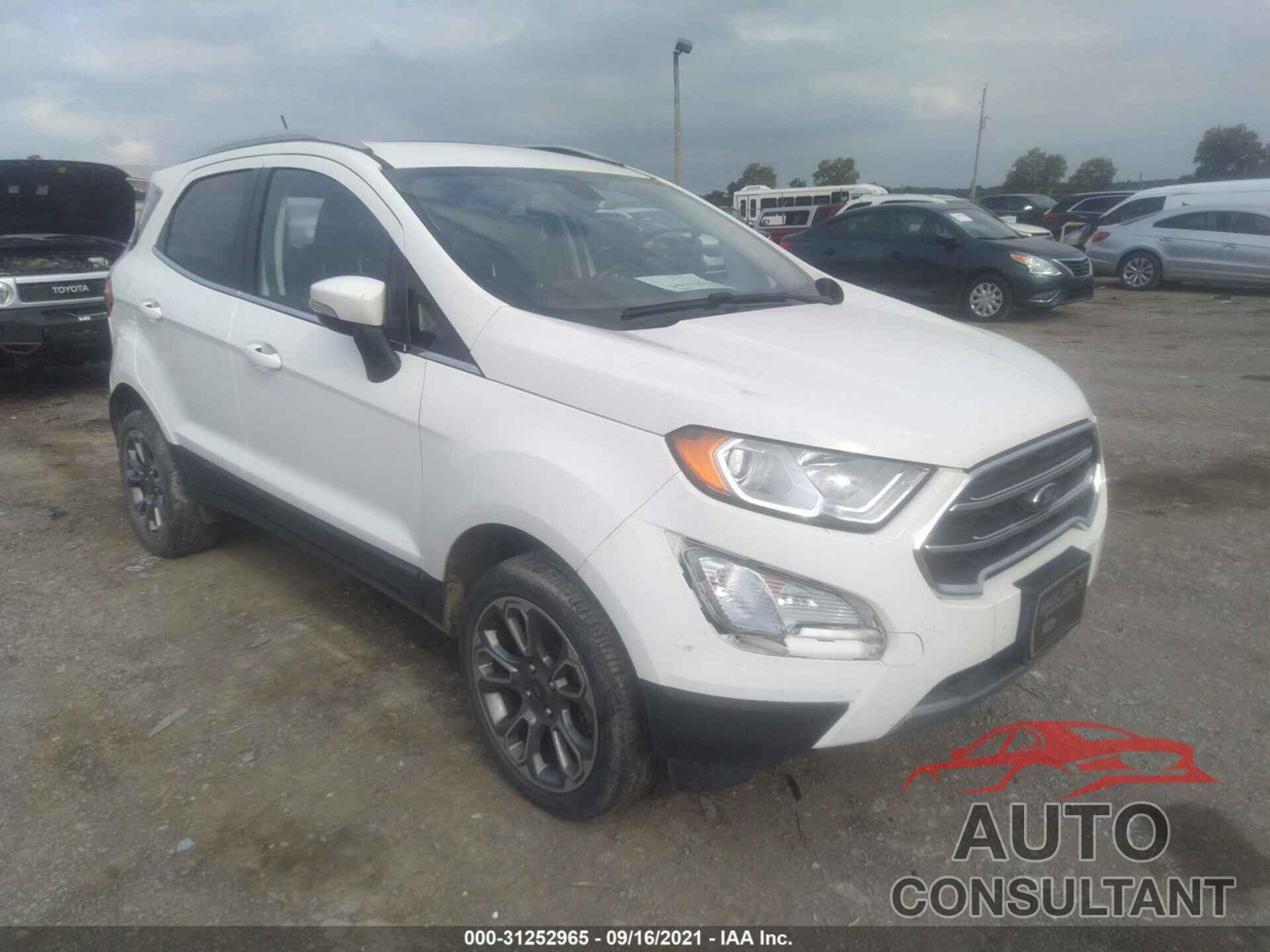 FORD ECOSPORT 2018 - MAJ6P1WL1JC164182