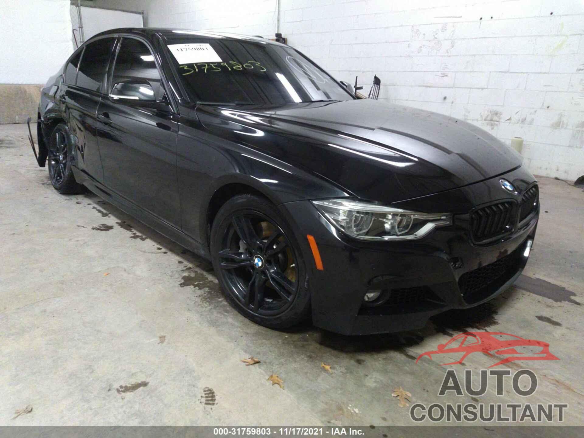 BMW 3 SERIES 2018 - WBA8B7G54JNU95327