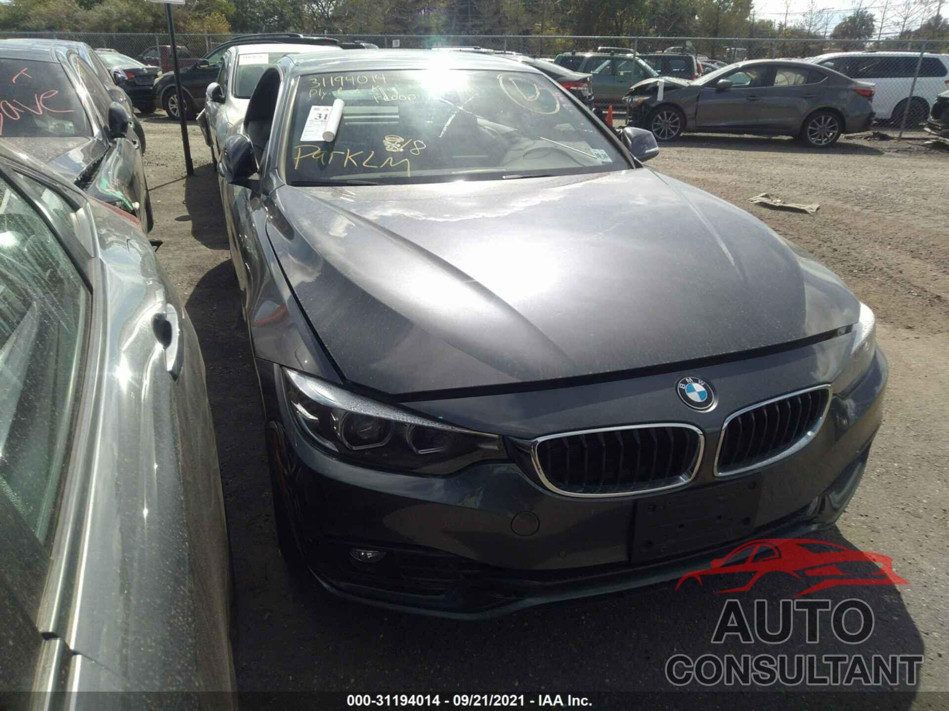 BMW 4 SERIES 2019 - WBA4Z3C52KEN89670