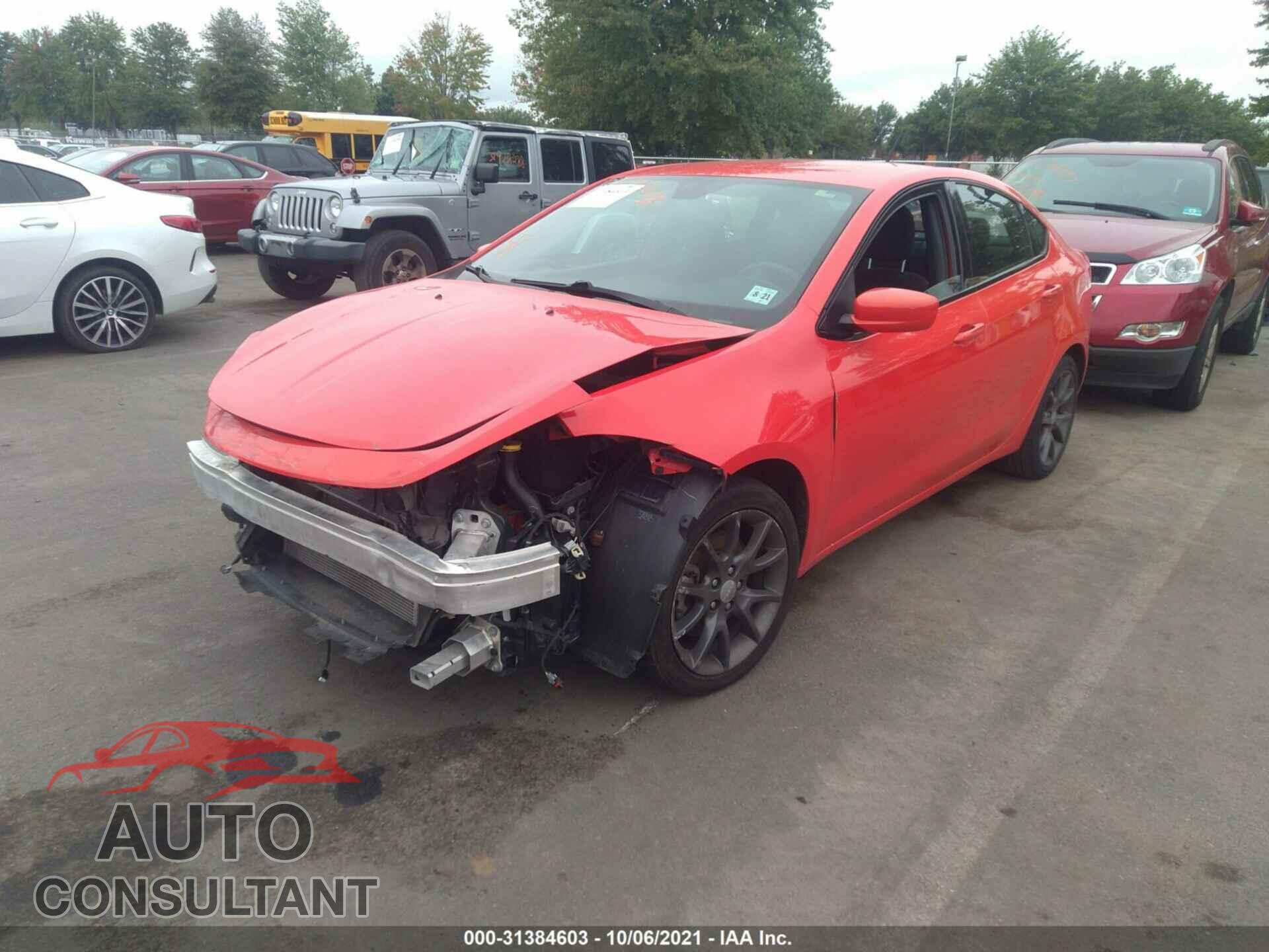 DODGE DART 2016 - 1C3CDFFA2GD819281