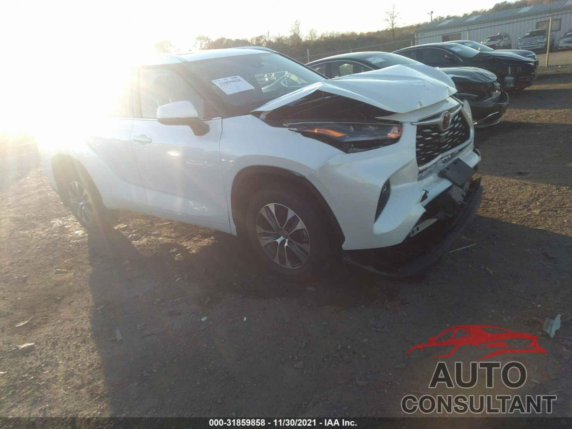TOYOTA HIGHLANDER 2021 - 5TDGZRBH6MS067362