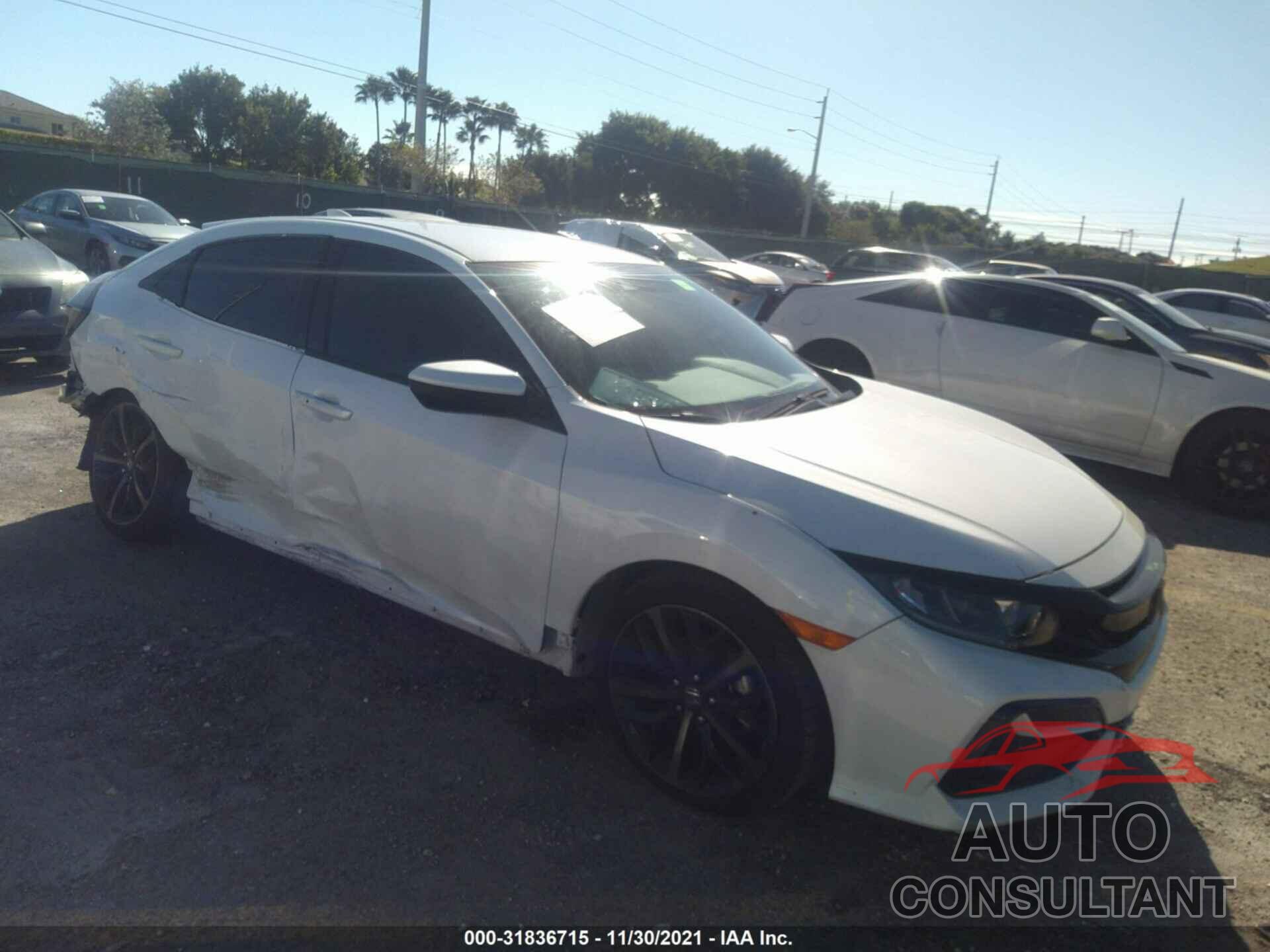 HONDA CIVIC HATCHBACK 2021 - SHHFK7H47MU406125
