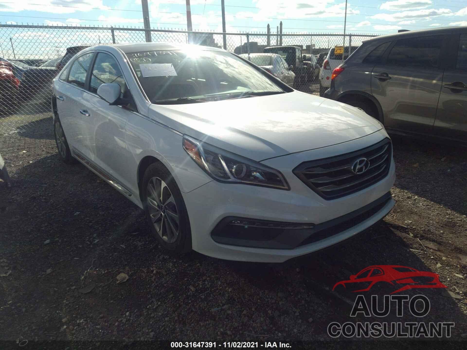 HYUNDAI SONATA 2017 - 5NPE34AFXHH518686