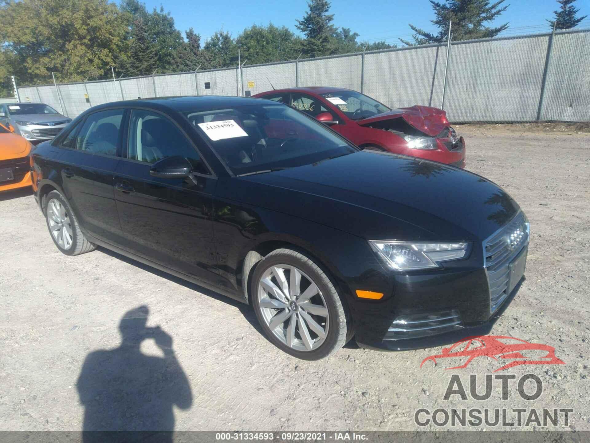 AUDI A4 2017 - WAUANAF41HN032277