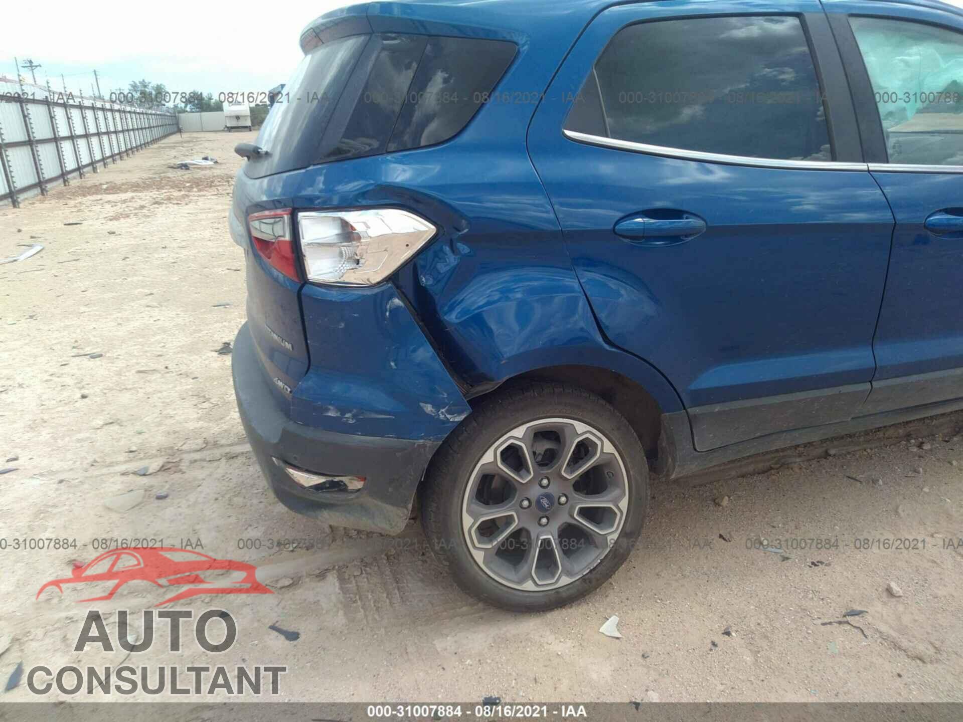 FORD ECOSPORT 2019 - MAJ6S3KL4KC252662