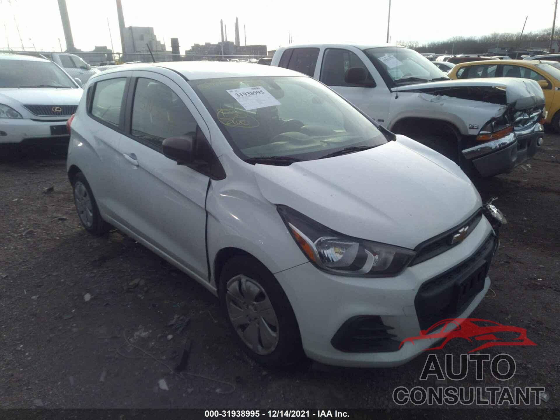 CHEVROLET SPARK 2016 - KL8CB6SA1GC580439