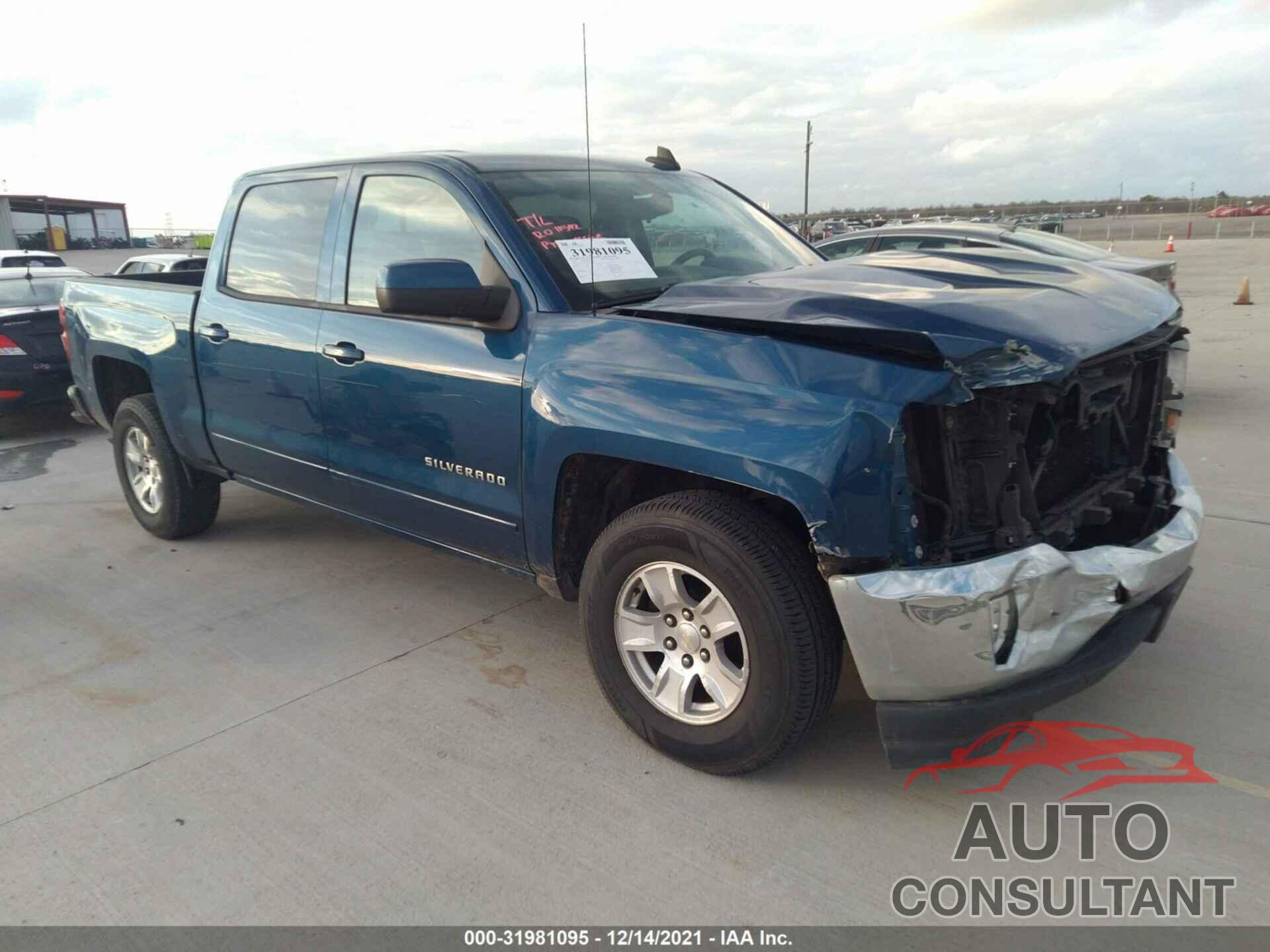 CHEVROLET SILVERADO 1500 2016 - 3GCPCREC2GG268468