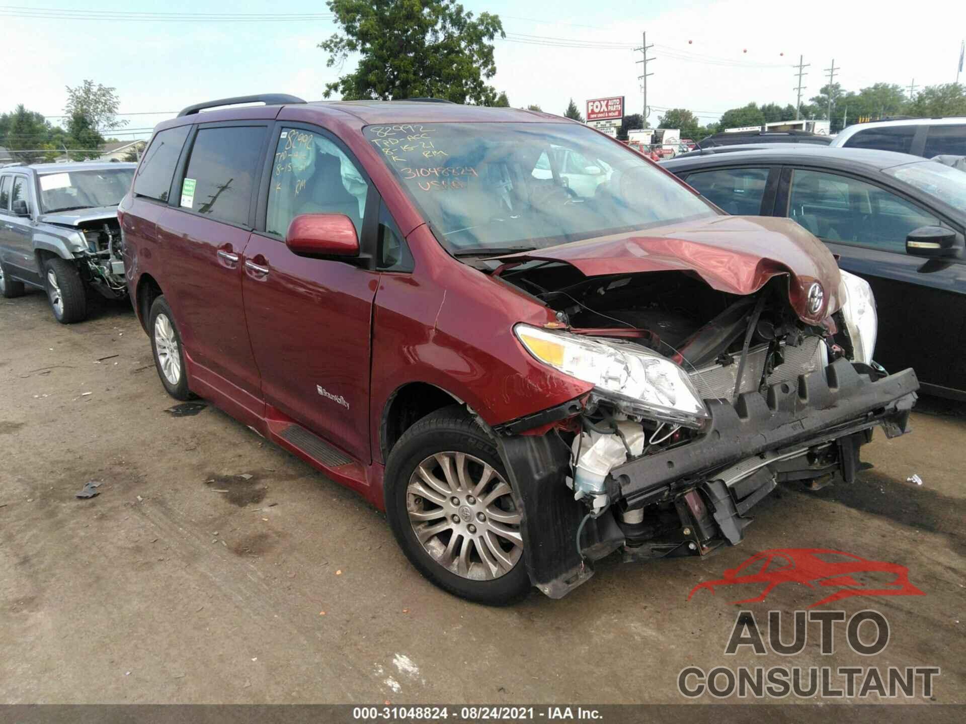 TOYOTA SIENNA 2016 - 5TDYK3DC1GS716318